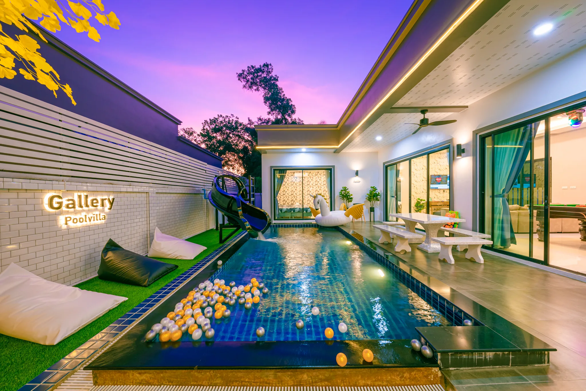 บ้านพักพูลวิลล่าพัทยา 3 ห้องนอน